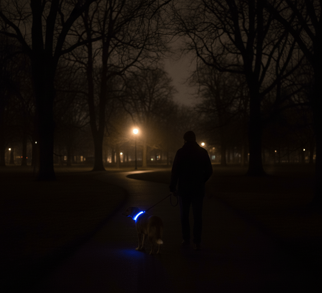 Collier LED pour Chien – Étanche, Réglable, à Piles – Anti - Perte et Haute Visibilité - AppyPaw